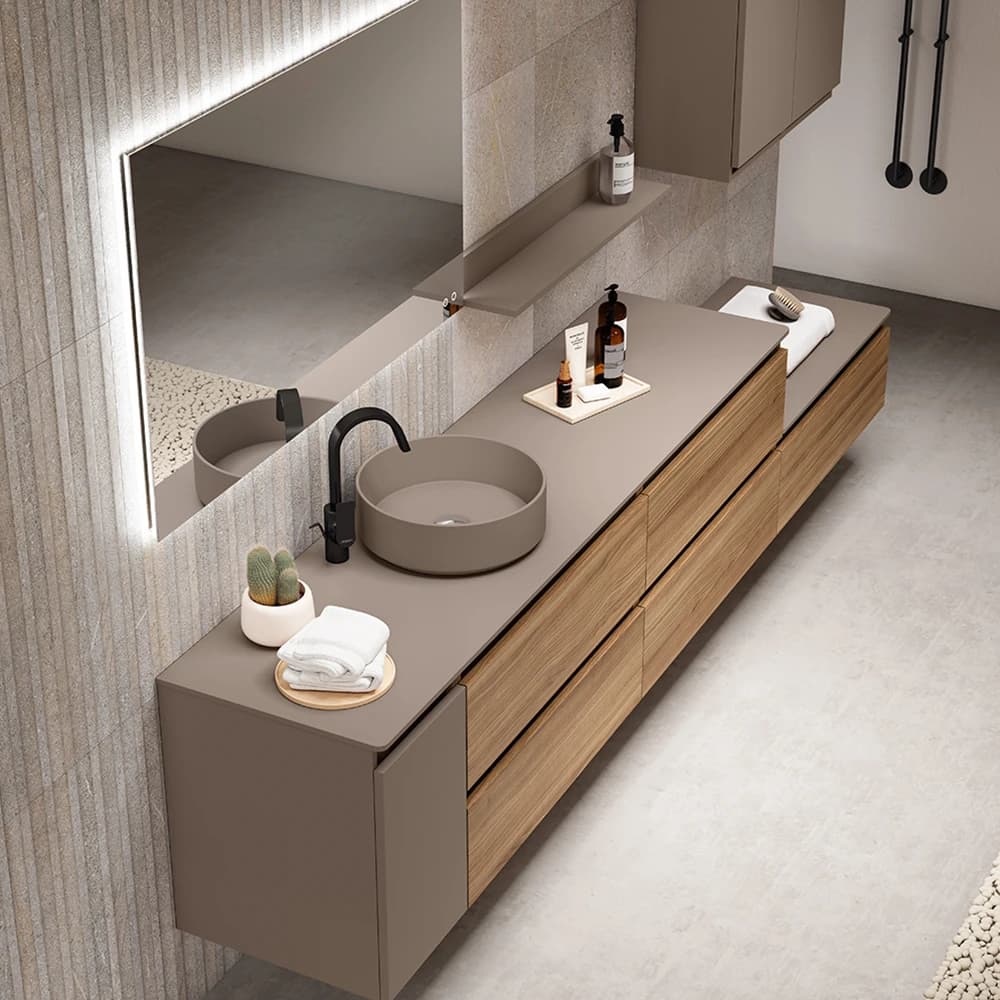 Meuble suspendu ou meuble au sol : ce qui doit décider — Meuble de salle de bain BOX 80 cm