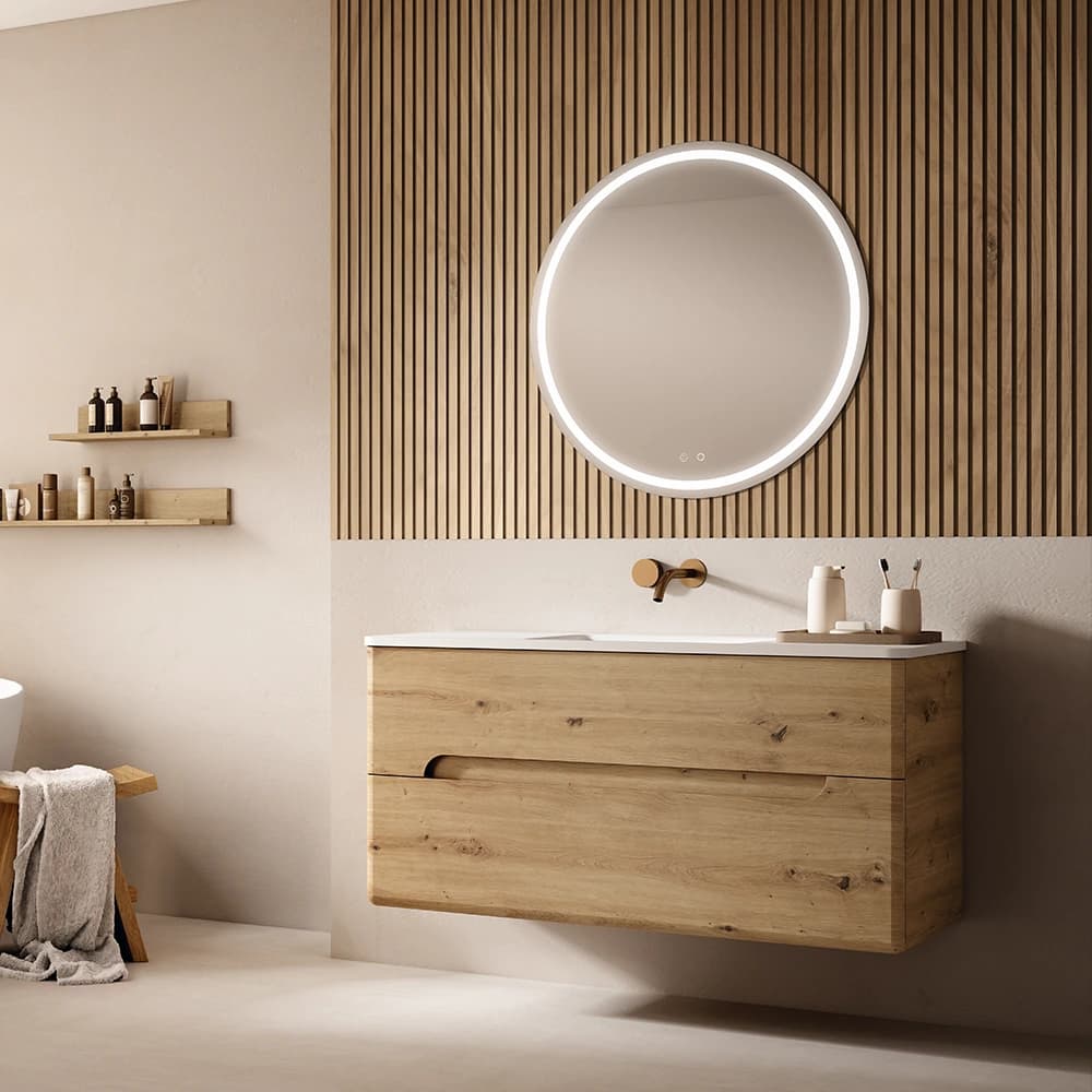 Salle de bain équipée de la collection ONDA de VISO